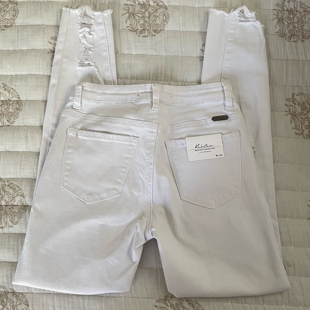 White Ripped Jeans - Picture 6 of 6